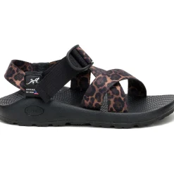 Women's Mega Brown Leopard Z/1 Wide-Strap Classic Sandal
