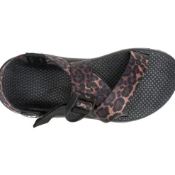 Women's Mega Brown Leopard Z/1 Wide-Strap Classic Sandal
